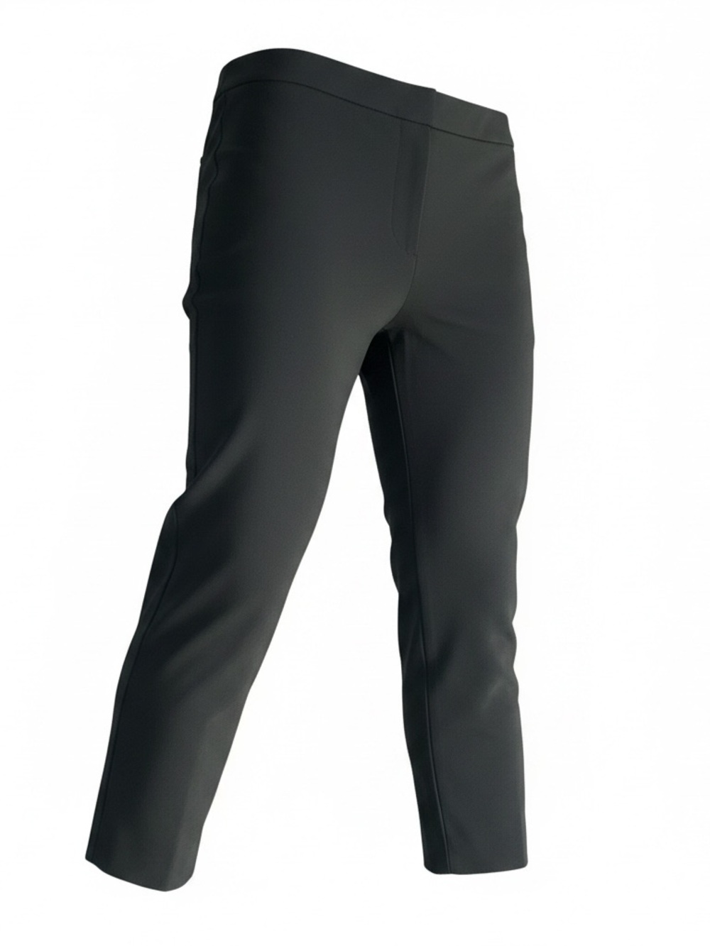 Valentino Black Women’s Tapered Slightly Cropped/Ankle Pants US12